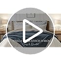 EVERGRACEHOME Chunky Chenille Knit Throw Blanket for Couch, Soft Luxurious Moss Stitch Chair Blankets for Bed, Cozy Decorative Farmhouse Knitted Throws for Sofa, Olive Green, 50" x 60"