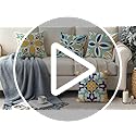 Outdoor Pillow Covers - 4 Pack Outdoor Pillow Covers 18x18 Waterproof PillowCovers for Patio Furniture Decorative Pillowcases