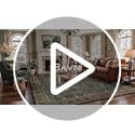 Bavni Washable Rugs 8x10-Machine Washable Rug Lightweight Low Pile, Vintage Floral Rug Non-Shedding Distressed Throw Carpet for Living Room Bedroom Office, Dark Green/Multi