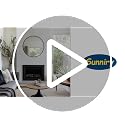 Sunniry Black Round Mirror, Round Mirror 24 inch, Black Circle Mirrors Matte Metal Frame, Wall Mounted Mirrors for Living Room, Bathroom, Wall, Entryway.
