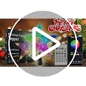 7.6" Christmas Tree Topper Star, RGB LED Lighted Star Tree Top w/Remote Control&APP, Scene Mode, DIY, Dimmable, Timer, Multicolour Lighted Treetop for Xmas Trees Holiday Party Gift Decorations
