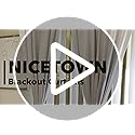 NICETOWN Blackout Window Curtains for Camper - (Grey Color) 42x40 Inch, 2 Panels Set, Thermal Insulated Room Darkening Blackout Drapes/Draperies with Rod Pocket & Back Tab for Loft