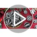 Riceshoot 24 Pcs Christmas Black and White Ball Ornaments Xmas Plastic Stripe Dot Hanging Ball for Christmas Tree Party Decoration Supplies(2.36 Inch)
