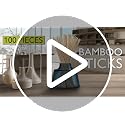 Reed Diffuser Replacement Bamboo Sticks 100 pcs - 9.8in Long (23cm) - for Room Fragrance Oil Diffuser - Room Aromas - Diffuser Kit - Reeds for Aromatization - Aromatherapy Bamboo Sticks - Scentless