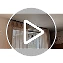 Ceiling Curtain Track 6–9 ft White - Heavy Duty Ceiling/Wall Mount Curtain Rail/Rod System, 30 Quiet-Glide Rollers, 30 Hooks, 30 Clips, Room Divider for Living Room, Bathroom or Hospital