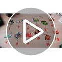 12 Pieces 12 Days of Christmas Ornaments Wooden Set 3.15 Inch Colorful Xmas Twelve Days of Christmas Hanging Ornaments for Xmas Tree(Round Style)