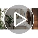 Round Mirror 30 inch, Black Round Mirror, Circle Wall Mirrors Metal Frame, Circle Mirrors for Bathroom, Living Room, Hallway, Vanity, Over Sink