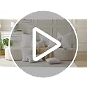 DWR Set of 2 Feather Down Throw Pillow Inserts 12x20 with Organic Cotton Cover, Feather Rectangular White Decorative Pillow Inserts for Bed, Sofa, and Couch