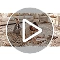 8x10 Area Rugs for Living Room: Non Slip Neutral Washable Brown Rug, Soft Stain Resistant Indoor Floor Carpets for Bedroom Dining Decor Farmhouse Home Office Kid & Pet Friendly