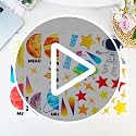 Outer Space Wall Decals - 4 Sheets 58 Pcs Large Space Planets Rocket Astronaut Wall Stickers Peel and Stick Removable Wall Decors for Kids Baby Bedroom Boys Room Nursery Playroom Classroom