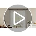 YaFex Heavy Duty Curtain Rods 32-150 Inch, 1 Inch Adjustable Black Curtain Rod for Windows, Extra Long Window Treatment Rods with Aluminium Finials, Easy Installation