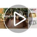 FORUP Metal Christmas Tree Collar, 20.8"/27.5" Inner Diameter Ring, Base Cover for Trees Up to 7.5Ft, Skirt Base Stand Protection from Pets (Bronze)