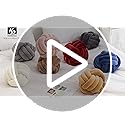 Knot Pillow Ball, Soft Plush Decorative Throw Pillow, Handmade Round Knotted Cushion for Sofa, Couch & Bedroom, Cute Home Decor Pillow (7.87 Inches, Hot Pink)