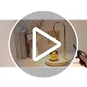Lukasa Candle Warmer Lamp, with Timer Dimmer Adjustable Height, Home Decor, Room Decor, Wax Melt Warmer for Candles, Gifts for Mom, Gifts for Mother's Day, Birthday Gifts for Women