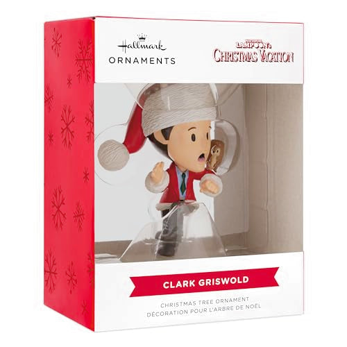 Hallmark Christmas Ornament, National Lampoon's Christmas Vacation Clark Griswold with Squirrel Stylized Ornament, Christmas Movie Gifts