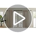Lootkell Modern Antique Brown Bronze Curtain Rods for Windows 66 to 120 Inches Adjustable Heavy Duty 1" Diameter Window Rod with Decorative Finials for Outdoor Farmhouse Bedroom Kitchen Living Room
