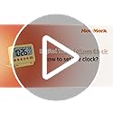 Digital Travel Alarm Clock, Black, 3.54 inch LCD Display, 9-Minute Snooze, 2 Volume Levels, Backlight, Battery Included