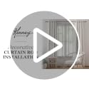 Kenney Kendall Standard Decorative Window Curtain Rod, KN71716, 28-48" (71cm-122cm), 5/8" (15.8mm) diameter, Brushed Nickel