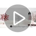Christmas Traditions 5 inch Glittered Filigree Christmas Star Snowflake Tree Topper Star for Small/Mini X'Mas Tree/Home Decor/Christmas Table/Shelf Ornaments (Iridescent)