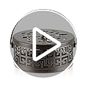 Exquisite Metal Mosquito Coil Holder Long-Lasting Coil Incense Burner for Indoor and Outdoor (Bronze)