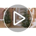 Artificial Norfolk Pine Tree - 4ft (48") Faux Christmas Tree Fake Potted Plants for Indoor Outdoor Home Front Porch Christmas Decor