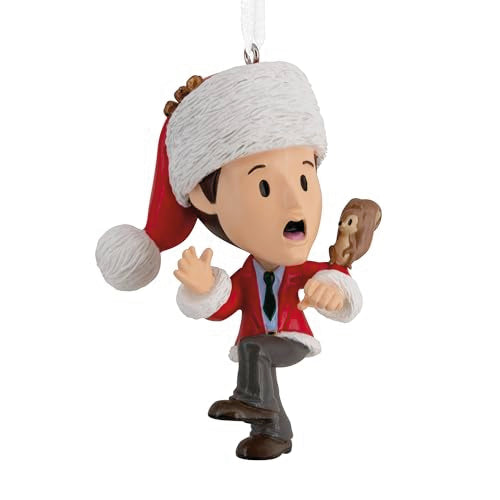 Hallmark Christmas Ornament, National Lampoon's Christmas Vacation Clark Griswold with Squirrel Stylized Ornament, Christmas Movie Gifts