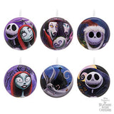 Hallmark Disney Tim Burton's The Nightmare Before Christmas Ornaments, Tin Ball, Set of 12