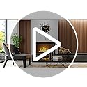Wall Clock for Living Room Decor Decorative Wall Clock with Pendulum Silent Quartz Battery Operated Black Metal Large Clock for Dining Room,Kitchen,Home,Bathroom,Bedroom,13.8x21.3 in