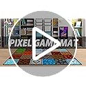 Game Rug Teen Boys Carpet with Pixel Game Element Decoration, 8 Bit Old Games Rugs for Boy’s Bedroom Living Room Playroom, Non-Slip Children Gaming Area Rugs (70" x 55")