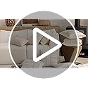 Hckot Throw Pillow Covers 20x20 Set of 2 Striped Pillow Covers Textured Linen Decorative Pillows Square Cushion Covers for Sofa Couch Bed Living Room Farmhouse Decor, Grey