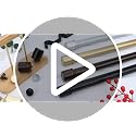 Double Curtain Rod 72 to 144 Inch, HOTOZON 1 Inch Heavy Duty Double Curtain Rods for Windows 60 to 140 Inches(5-11.6 ft), Telescoping Drapery Rod with Simple End Finials, Bronze