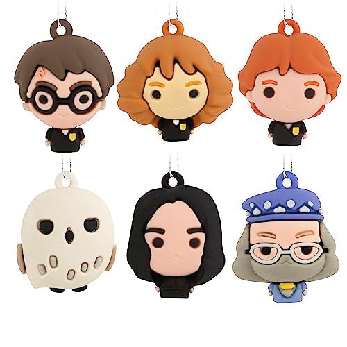 Hallmark Harry Potter and Friends Mini Christmas Ornaments, Shatterproof, Set of 6