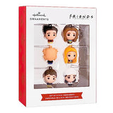 Hallmark Friends Mini Christmas Ornaments, Shatterproof, Set of 6