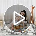 8x10 Area Rugs for Living Room: Abstract Washable Rug with Anti-Slip Backing Non-Shedding Stain-Resistant Soft Modern Large Carpet for Bedroom Dining Room Farmhouse Nursery Home Office Black