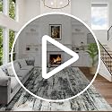 8x10 Area Rugs Washable Rug: Large Modern Abstract Living Room Rug Soft Anti-Skid Thin Carpet Indoor Floor Non-Shedding Carpets for Bedroom Dining Farmhouse Nursery Home Office Black Grey Gold
