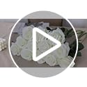 Nubry Artificial Silk Rose Flower Bouquet Lifelike White Fake Rose for Wedding Home Party Decoration Event Gift 10pcs (Off White)