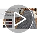 koloko 2ft x 6ft Runner Rug Non-Slip Outdoor Indoor Carpet Runner Custom Size Floor Runners Area Rugs Mat with Rubber Backing for Hallway Entryway Balcony Patio Kitchen Garage Stair Laundry