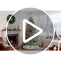 Grey White Tree Skirt Snowflakes Tree Skirts 36 Inch Large Christmas Tree Skirts Luxury Floor Mat for Xmas Tree Skirt Christmas Tree Decorations