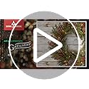 National Tree Company 3 ft Pre-Lit Mini Flocked Artificial Christmas Tree, Pinecones, 50 Clear LED Lights, Timer, 130 Tips, Burlap Base, Green
