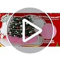 FIABC Christmas Wedding Tree Skirt,45 inch 4-Layer Fluffy Romantic Pleated Sparkly Skirt Decoration Xmas Tree Ornament for Holiday and Party(Pink)