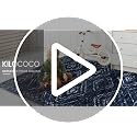 KILOCOCO Entryway Rug 2x3 Small Washable Rug Door Mat Indoor Soft Non Slip Printed Blue Kitchen Rugs for Bedroom Entry Front Door Geometric Boho Throw Rugs, Stonewashed Blue