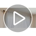 Briwooody 2 Pack Wooden Curtain Rod Brackets Curtain Rod Holder Wood Brackets Classics 3 1/2" Return Bracket for 2" Pole (White)