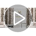 H.VERSAILTEX Blackout Curtains 84 Inch Length 2 Panels Set Floral Print Curtain Drapes for Living Room Thermal Insulated Grommet Window Curtains for Bedroom - Traditional Floral in Sage and Brown