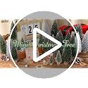 30Pcs Christmas Decorations Mini Christmas Trees, Artificial Christmas Tree Bottle Brush Trees with Wooden Base for Christmas Decor Christmas Party Home Table Craft