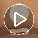 Housewarming Gifts Farmhouse Table Sculpture Home Decor Statue Mandala Carved for Modern Home 10" x 14", Living Room, Fireplace Mantel Shelf, Table and Entryway Decor Stand (Design 1)