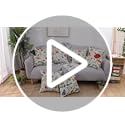 All Smiles Outdoor Patio Throw Pillow Covers 20x20 Set of 4 Spring Summer Garden Flowers Farmhouse Décor Outside Furniture Bench Chair Decorative Cushion Cases for Swing Deep Seat Bed Couch Sofa