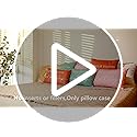 Knibeo Give It to God and Go to Sleep, Decorative Pillows Covers for Bed, Throw Pillows Cover for Bed,12x20 Pillow Cover,Decorative Bed Pillows for Bedroom Room(12x20, White)