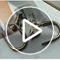 HIKMLK Leaf Shaped Curtain Tieback Holdbacks 2pcs, Handmade Metal Curtain Side Holders for Wall, Curtain Hook Pull Backs for Drapes Window Decoration