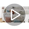 Decorative Throw Pillow Covers 18x18 Inch Set of 2, Soft Solid Farmhouse Chenille Couch Pillows, Spring Pillow Covers for Couch Sofa Bed Living Room Home Decor Pillowcase, Light Khaki