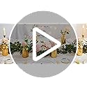 NUPTIO Bud Vases Small Gold: 12 Pcs Glass Vase Set in Bulk for Flowers - Mini Vintage Flower Bottle Single Vases for Wedding Table Centerpieces